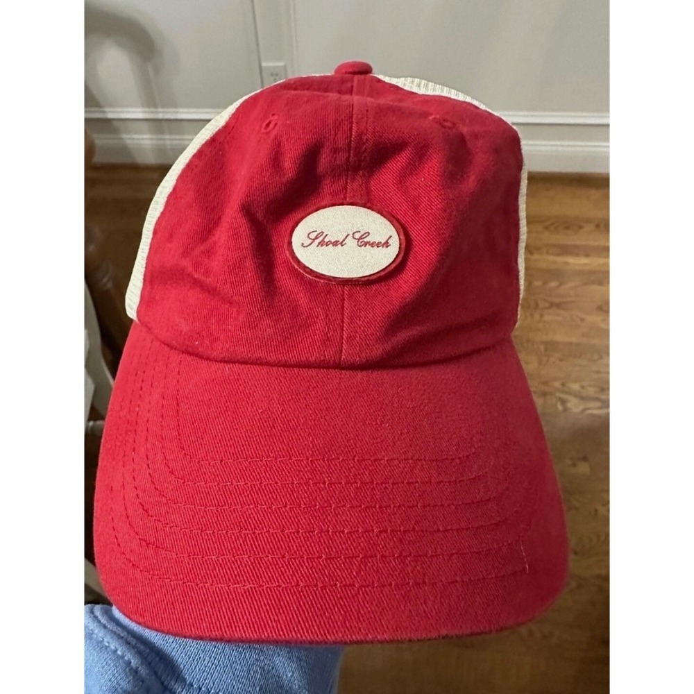 american needle shoal creek adjustable baseball cap‎ red
